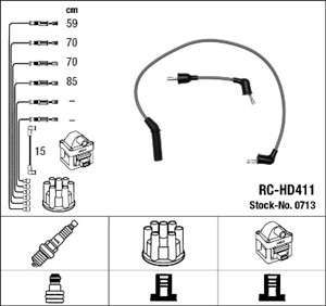Tändkabelsats, HYUNDAI SONATA II, SONATA III, 27501-32C00