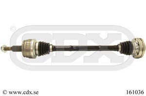 Drivaxel, Bakaxel vänster, VW MULTIVAN V, TRANSPORTER Buss V, TRANSPORTER Flak/chassi V, TRANSPORTER Skåp V, 7H0501201D, 7H0501201DX