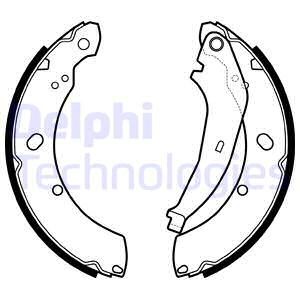 Bromsbackar, sats, Bakaxel, CHRYSLER PT CRUISER, 05114500AA, 05114501AA, 05140710A, 05140710AA, 5114500AA, 5114501AA, 5140710A, 5140710A