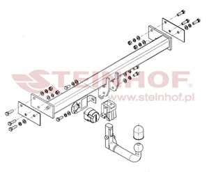 Dragkrok, Avtagbar, FORD MAVERICK, MAVERICK VAN, NISSAN TERRANO II