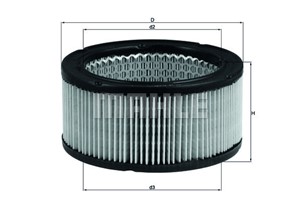Luftfilter, FORD TAUNUS 12M II, TAUNUS 12M Coupé II, TAUNUS 12M Turnier II, PORSCHE 912, 912 Targa, SAAB 96, 0405968, 0405969, 0425447,