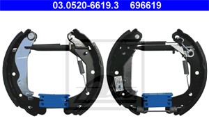 Bromsbackar, sats, Bakaxel, CHEVROLET AVEO / KALOS Halvkombi, AVEO / KALOS Sedan, SPARK, DAEWOO KALOS, KALOS Sedan