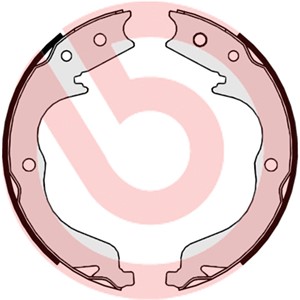 Bromsbackar, sats, Bakaxel, CITROËN,MITSUBISHI,PEUGEOT,SUBARU, 26694CA000, 26694CA001, 26694FG000, 26694FG010, 26694YC000, 4241N6, 4800A