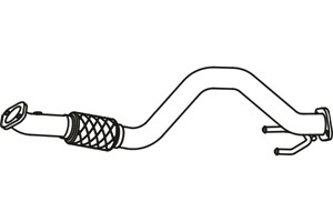 Avgasrör, Fram, AUDI,SEAT,SKODA,VW, 1K0254305K, 1K0254307K, 3C0254301G