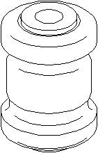 Bussning, länkarm, Fram, Fram, höger eller vänster, FORD C-MAX, FOCUS II, FOCUS C-MAX, FOCUS Turnier II, 1 477 858S, 1 477 860S, 1 570 2