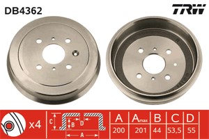 Bromstrumma, Bakaxel, CITROËN C1, C1 II, PEUGEOT 107, 108, TOYOTA AYGO, 42431-0H010, 4247 48, LK3502111