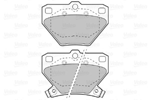Bromsbeläggsats, Bakaxel, Framaxel, TOYOTA, 04466-20090, 04466-52010, 04466-52020, 04466-52030, 04466-52040, 04466-52050, 04466-52060, 0