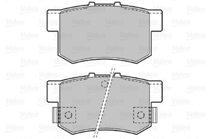 Bromsbeläggsats, Bakaxel, HONDA, 06430-S7S-000, 43022S3N000, 43022-S3N-000, 43022S3NE50, 43022-S3N-E50, 43022S7S010, 43022-S7S-010, 4302