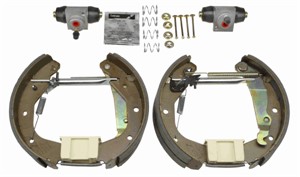 Bromsbackar, sats, Bakaxel, OPEL,VAUXHALL, OPELKF30, OPELKFS030