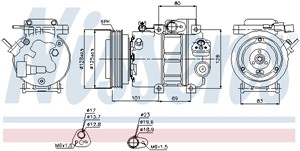 Kompressor, klimatanläggning, HYUNDAI ix55, SANTA FÉ II, SONATA V, KIA MAGENTIS, OPIRUS, 977011U100, 977011U100RU, 977011U200, 977011U25
