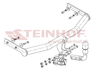 Dragkrok, Standard, SEAT AROSA, VW LUPO I