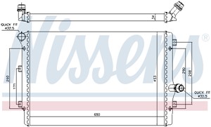 Kylare, motorkylning, AUDI,SEAT,SKODA,VW, 1K0.121.251 AB, 1K0.121.251 BK, 1K0.121.251 DD, 1K0.121.251 DM, 1K0.121.251 N, 1K0121251EH, 3C