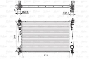 Kylare, motorkylning, OPEL COMBO Skåp/stor limousine, COMBO Tour, 1300328, 1300329, 1300350