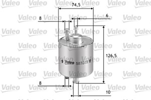 Bränslefilter, MERCEDES-BENZ A-KLASS [W168], VANEO [414], V-KLASS [638/2], 0024773801, 0024773901, 24773801, 24773901
