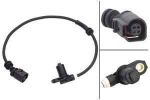 ABS-givare, Sensor, hjulvarvtal, Fram, höger eller vänster, framaxel höger, FORD GALAXY I, SEAT ALHAMBRA, ALHAMBRA VAN, VW SHARAN, 11127