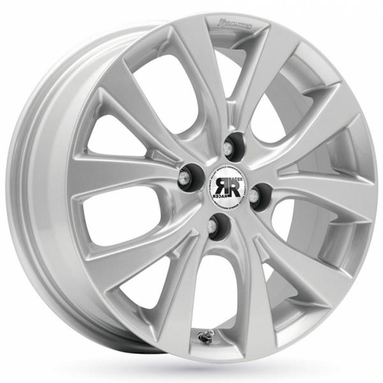Racer R-02 Silver 6,5/16 4/100 ET44 B60.1
