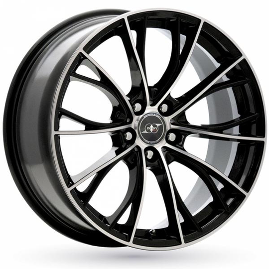 Infiny Individual Spartan Individual Black Machined Face 9/18 5/120 ET38 B72.6