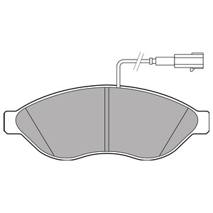 Bromsbeläggsats, Framaxel, CITROËN,FIAT,PEUGEOT, 1612433880, 1612433980, 77367092, 77368452