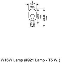 Glödlampa, blinker, Bak, Fram, Ytterspegel, Fram eller bak, Baklucka, Sidoinstallation, Stötfångare
