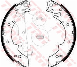 Bromsbackar, sats, Bakaxel, ALFA ROMEO,RENAULT,SUZUKI,VOLVO, 0060749883, 3277830, 32778300, 3342305, 33423054, 60749883, 77 01 203 545,
