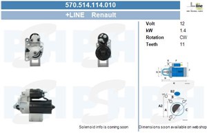 Startmotor, DACIA,MITSUBISHI,RENAULT, 7111509, 7700106209, 7700853712, 7700865213, 7701351794, 7701499601, 8602083, 9031303, MD329260