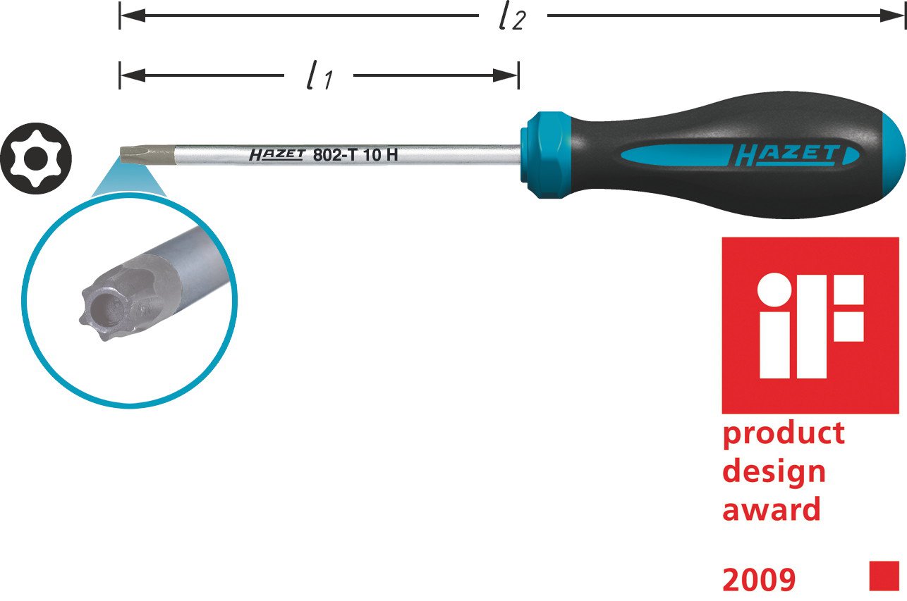Skruvmejsel Torx T8H
