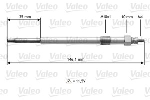 Glödstift, CITROËN,FORD,JAGUAR,PEUGEOT, 10968527, 1309471, 4612191, 596088, 5960-88, 596089, 5960-89, 5960G2, 5960-G2, C2S40053, JD61164