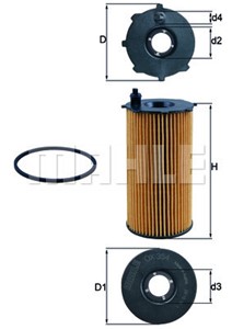 Oljefilter, DODGE NITRO, NITRO VAN, JEEP CHEROKEE, WRANGLER III, 00K68032204AA, 41152016F, 68032204AA, 68032204AB, K68032204AA, K6803220