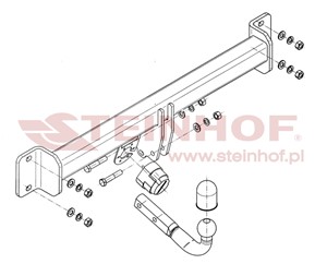 Dragkrok, Standard, BMW X3 [E83]
