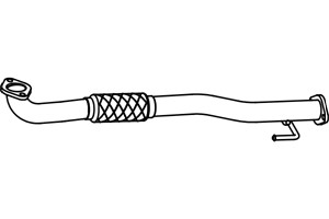 Avgasrör, Fram, HYUNDAI TRAJET, 28610-3A720