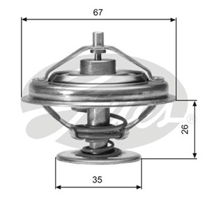 Termostat, kylvätska, MERCEDES-BENZ T1 Buss [B601], T1 Flak/chassi [601, B602], T1 Skåp [601, 611], 6172000315, A6172000315