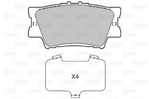 Bromsbeläggsats, Bakaxel, Framaxel, LEXUS ES, LX, TOYOTA AURION, AVALON Sedan, CAMRY Sedan, MATRIX, RAV 4 III, RAV 4 IV, 04466-06070, 04