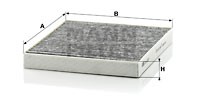 Kupefilter, CHRYSLER,DODGE,FIAT,JEEP,LANCIA, 05058381AA, 71775825, K05058381AA