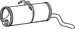 Bakre ljuddämpare, CITROËN,PEUGEOT, 12 31 7 789 980, 12 31 7 789 983, 12 31 7 797 660, 12 31 7 797 661, 1726KY, 1726N7, 1726N8, 1726W7,