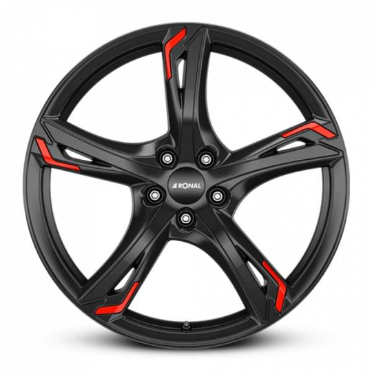 Ronal R62 Red Jet Black 7,5/18 5/108 ET40 B76
