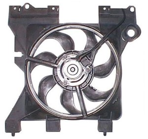 Fläkt, kylare, CITROËN,PEUGEOT, 125396, 1253A7, 1308V7, 81.25509.0129, 81.25509.0179