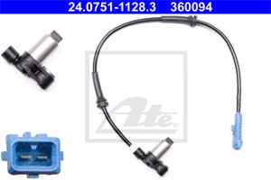 ABS-givare, Sensor, hjulvarvtal, Framaxel, CITROËN SAXO, SAXO Hatchback van, PEUGEOT 106 II, 106 Van Skåp/halvkombi II, 4545 57