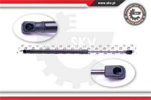 Gasfjäder, bagageutrymme, Bak, FORD MONDEO III, 1062976, 1120611, 1135826, 1145205, 1219986, 1S71A406A10CA, 1S71A406A10CC