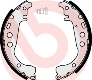 Bromsbackar, sats, Bakaxel, TOYOTA IQ, PRIUS Liftback, YARIS, YARIS VERSO, 0449502080, 044950D060, 044950D070, 0449547010, 0449552020, 0