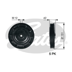 Remskiva, vevaxel, NISSAN,OPEL,RENAULT,VAUXHALL, 4413749, 4414116, 8200079183, 8200386451, 93161259, 93170225