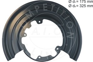Bromssköld, Bakaxel vänster, IVECO DAILY Flak/chassi I, DAILY Flak/chassi II, DAILY Skåp II, DAILY Tipp II, 0000042 556904, 4253 0366, 4