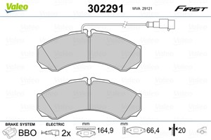 Bromsbeläggsats, Bakaxel, IVECO,NISSAN, 2995633, 2996535, 42548194, 5001868609, D4060MB40A, D4060-MB40A