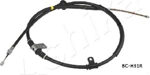Vajer, parkeringsbroms, Höger bak, Höger, HYUNDAI SONATA III, 5977034001, 5977034002