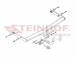 Dragkrok, Standard, SEAT ALTEA, ALTEA XL, LEON, TOLEDO III