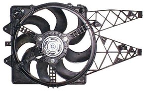 Fläkt, kylare, FIAT BRAVO II, BRAVO Van, LANCIA DELTA III, 11213-50020, 1121350021, 2T145310AF, 4 401 617, 51805133, 51820790, 55702236