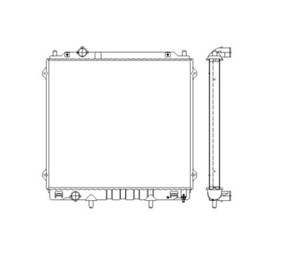 Kylare, motorkylning, HYUNDAI TERRACAN, 25310H1920, 25310H1940