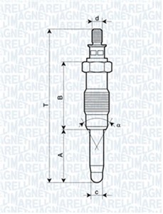 Glödstift, passar många modeller, 000.159.75.01, 000.159.77.01, 000.159.81.01, 000.159.83.01, 000159.8101, 000159.8301, 0001592201, 0001