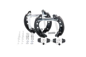 Bromsbackar, sats, Bakaxel, SEAT AROSA, VW LUPO I, PASSAT B1, PASSAT B1 Variant, PASSAT B2, PASSAT B2 Sedan, PASSAT B2 Variant, SANTANA