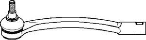 Styrled, framaxel vänster, MINI MINI, 3221 6 754 565, 6 754 565