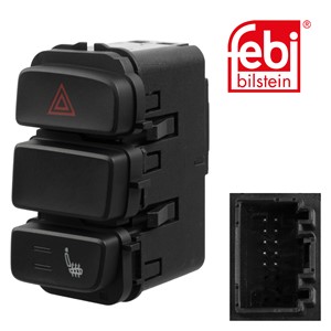 Brytare, varningsblinkers, SEAT Mii, VW LOAD UP, UP!, 1S0 927 140 C 1QB, 1S0 927 140 C, 1S0 927 140 J 1QB, 1S0 927 140 J